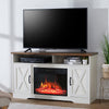 Fireplace TV Stand W/ Remote Control TV Console With Fireplace Insert Livingroom