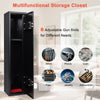 Gun Cabinet Storage 6 Shotgun Heavy Duty Steel Safe Rifke Key Locks Home Black