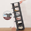 Stackable Shoe Rack Plastic Compact Hallway 4/5/6/7Tier Shoe Storage Shelf Stand