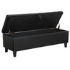 Upholstered Ottoman Stool Bench Chair Footrest Toy Storage Box Chest Window Seat