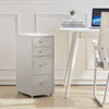 Office Home Metal Filing Cabinet Cupboard on Castors Cabinet 3-10 Drawer Storage
