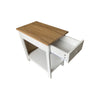 Slim Narrow Side Table Wood Night Stand Bedside Drawer Cabinet Shelf Living Room