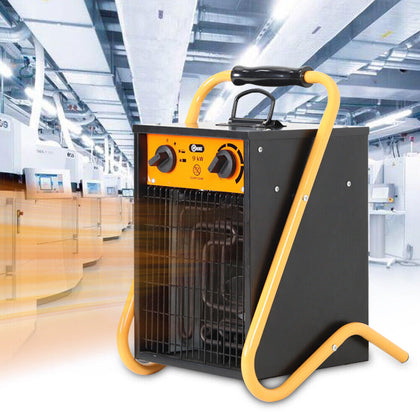 9KW Industrial Commercial Electric Fan Air Space Heater Garage Workshop Warmer