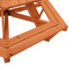 Picnic Table for 6 with Hexagon Solid Wood Fir G2F1