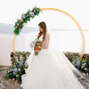 Wedding Arch Frame Round Moongate Stand Metal Backdrop Flower Rack Circle Decor