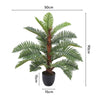 Artificial Faux Plants Tree In Pot Garden With Pot Indoor Outdoor Office Decor