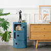 Round Storage Unit Bathroom Cabinet Chest Cupboard Side Table Vintage Postbox UK