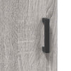 Wall Mounted Cabinet Grey Sonoma 69.5x34x90 cm Engineered Wood