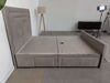DFS Epoque Mink Velvet King Size 4 Drawer Continental Storage Bedframe RRP £1349