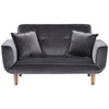 Small Sofa Bed Sleeper Recliner Loveseat Couch Sofabed 2 Seater Kids Sofa Grey