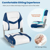 Fold-down Fishing Sightseeing Boat Speedboat Captain Seats Blue