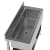Commercial Restaurant Stainless Steel Sink 120cm Single Bowl Kitchen Wash Table