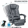 Executive Office Chair Swivel Recliner Computer Desk Gaming Chair with Footrest