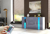 Modern Cabinet Sideboard Buffet Cupboards 3 Drawers 2 Doors with RGB LED Lights