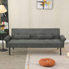 3 Seater Click Clack Sofa Bed Recliner Settee Couch Sofabed with Bloster Pillows