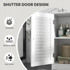 Under Sink Cabinet Freestanding Bathroom Vanity Cabinet w/ 2 Shutter Doors
