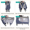 4-in-1 Baby Travel Cot Foldable Infant Crib Changing Table Children Playpen