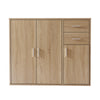 Sideboard Cabinet Cupboard Unit Storage Furniture With Drawers & Doors 4 Colors