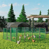 Large Metal Chicken Coop Poultry Cage Hen Run Exercise Playpen Wire Fence Garden