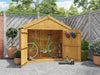 Mini Master 3x6 Wooden Garden Storage Shed Outdoor Apex Tool Bike Store