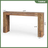 160cm Solid Wood Console Table Entryway Sofa Table for Living Room, Hallway