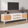 TV Stand Unit Cabinet With 2 Storage Drawers and Cupboards Living Room Furniture