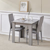 Modern 110/75cm Wooden Dining Table for Dining Room Kitchen for 2-6 People