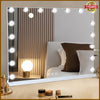 17 LED Bulbs 80 x 60 x12 cm Large Hollywood Light Up Mirror Vanity MakeUp Mirror