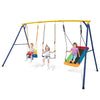 300 kg Indoor Outdoor Swing Set Garden Heavy Duty Carbon Steel Swing Frame