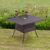Rattan Coffee Table Bistro Balcony Garden Dining Coffee Table Patio Round/Square