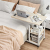 Over Bed Table Storage Shelf Aid Hospital Height Adjustable Laptop Tray Trolley