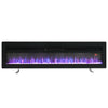 60inch LED Fireplace Wall Mounted/Freestanding Electric Insert Fire Remote Flame