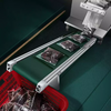 47" L Electric Incline Conveyor Lift Height w/ 7.87" W Rubber PVC