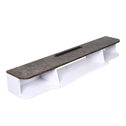 1.2M Wood TV Cabinet Wall Mount Stand Storage Shelf Floating Entertainment Unit