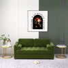 Set of 2 Marble Top Round Side Table Modern Sofa End Table Accent Bedside Table