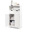 Bathroom Cabinet Floor Storage Cabinet Standing Cupboard w/1 Shelf &2 Drawers