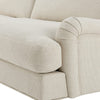 Dusk Hampshire Beige Textured Weave Traditional 3 Seater Sofa RRP £999