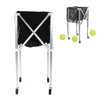 Foldable Tennis Ball Hopper Basket Cart Light Aluminum Alloy Trolley BS