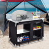 Camping Worktop Table Kitchen Folding Storage Outdoor Cook Station Aluminium
