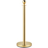 4PCS Barrier Posts Crowd Control Stanchion 2 Velvet Ropes Bank Queue