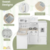 Kids Corner Play Kitchen Wooden Children Role Play Pretend Cooking Playset