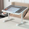 Foldable Lap Desk Over Bed Computer Writing Table Kids Child Table Angle Adjust