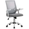Mesh Home Office Chair Swivel Task Computer Desk Chair w/ Lumbar Support, Grey