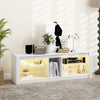 TV Stand with LED Light for TVs up to 65 inch White