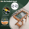 Foldable Football Table Space Saving Table Football Adult Kids Table Soccer Game