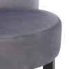 Padded Pouf Stool Vanity Chair Bedroom Dressing Desk Makeup Button Backrest Seat