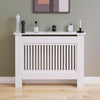 Small Medium Large Radiator Cover Vertical Slatted Grill Wooden Heating Cabinet