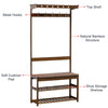 Home Hotel Garment Rack Luxury Clothes Rail Hall Entryway Coat Stand Furniture