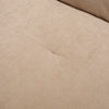 Upholstered Beige Fabric Folding Sofa Bed 2 Seater Couch Recliner Chair Loveseat