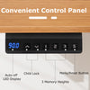 Electric Standing Desk 120x60cm Height Adjustable Desk Computer Desk-Natural